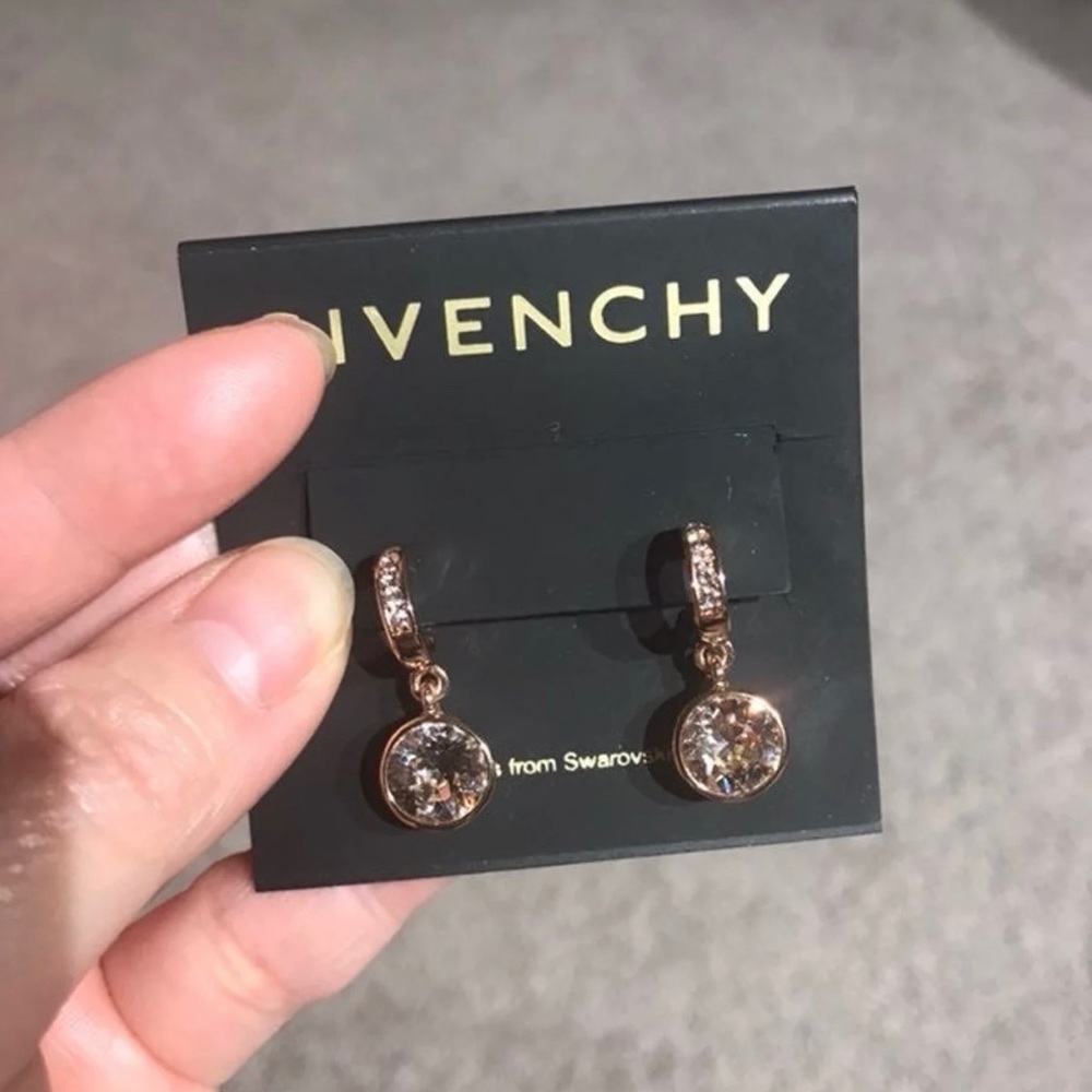 Givenchy Swarovski crystal earrings